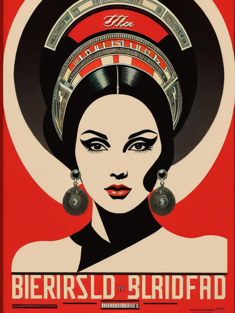 00957-110107454-a poster of a woman with large earrings on her head and a red background by Shepard Fairey.png